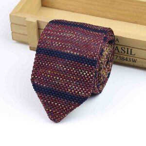 Striped Knit Tie 2.5" x 57"